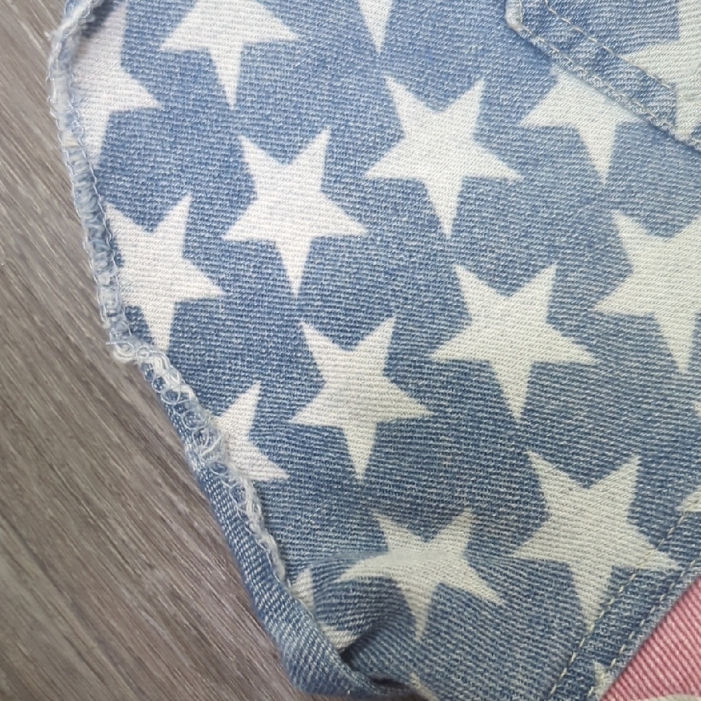36 Point 5 American Flag Jean Shorts - Picture 6 of 7